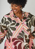 Abstract Duster Shirt