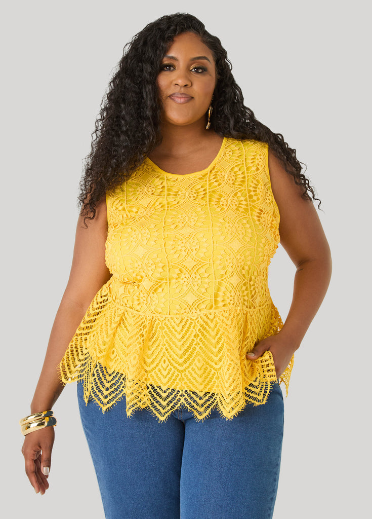 sheller flower lace glitter peplum tops 【公式通販】