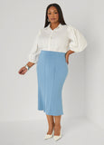 Puff Sleeve Poplin Shirt