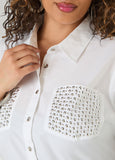 Studded Cotton Shirt