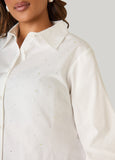 Crystal Cotton Poplin Shirt