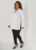 Side Ties Poplin Shirt