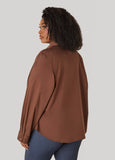 Pleated Poplin Shirt