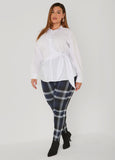 Tie Waist Poplin Shirt