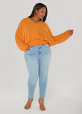 Smocked Waist Georgette Blouse