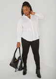 Pleated Poplin Shirt