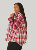 Plaid Flannel Pullover Shirt