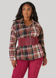 Plaid Flannel Pullover Shirt