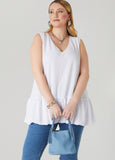 Textured Flounced Blouse