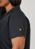 Cuffed Button Front Shirt