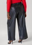 Sequined Wide Leg Pants