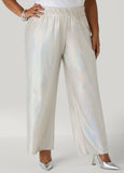 Sequined Wide Leg Pants