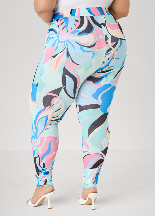 Floral High Rise Leggings