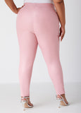 High Rise Faux Leather Leggings