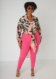 Pull On High Waist Ponte Leggings