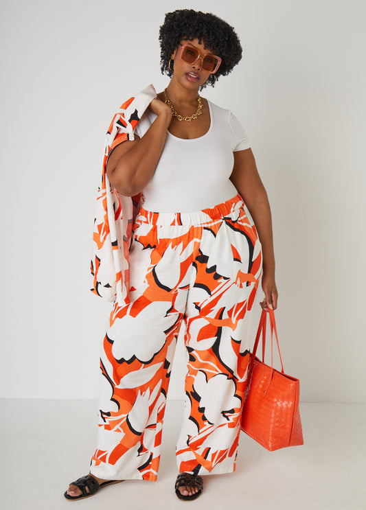 Plus Size Ashley Stewart White Linen Pants Ashley Stewart Linen