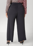 Sateen Wide Leg Pants