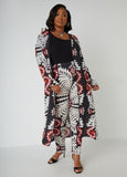 Plus Size Floral Leggings Plus Size Two Piece Matching Fashion Set