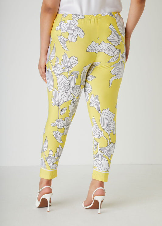 Floral Print High Rise Leggings