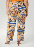 Millennium Scarf Print Trousers