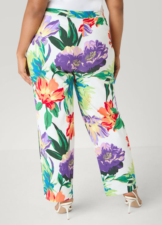 Millennium Floral Print Trousers