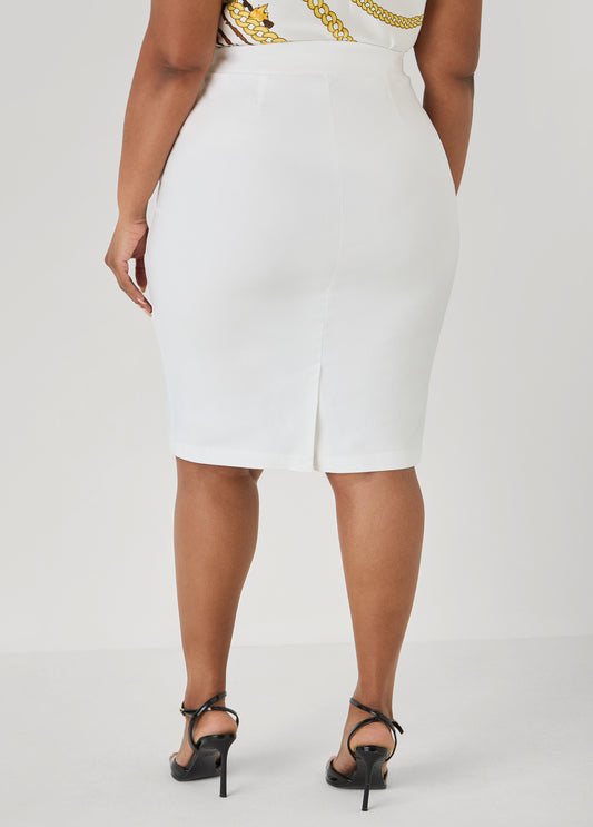 Millennium Twill Pencil Skirt