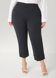 Cuffed Ponte Capris