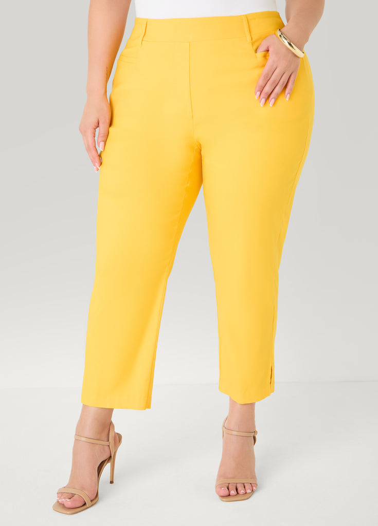 Millennium Split Cuff Capris – Ashley Stewart