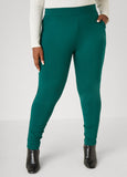 High Waist Pull On Ponte Leggings