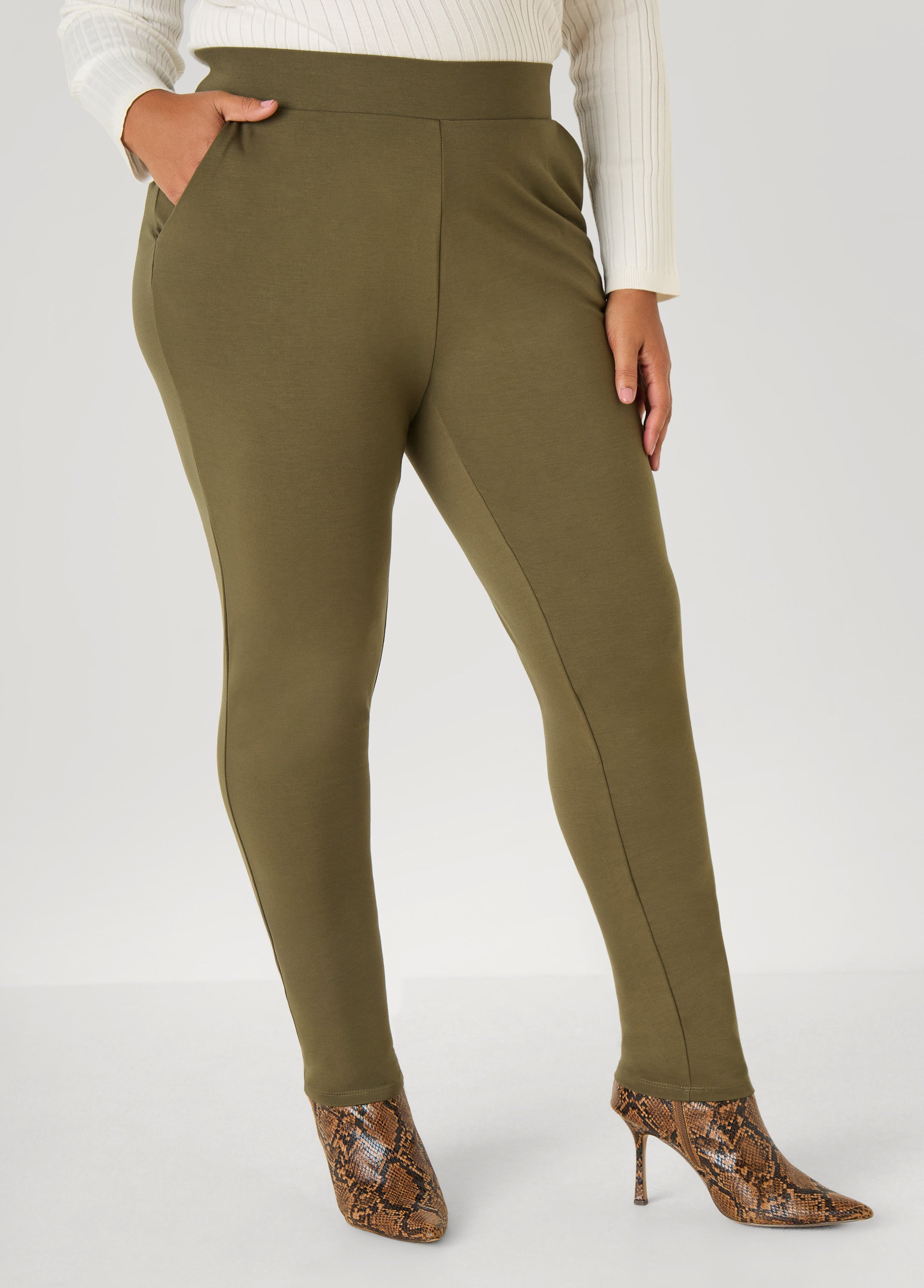 High Rise Ponte Leggings