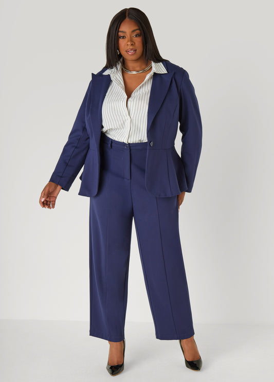 Ponte Straight Leg Trousers