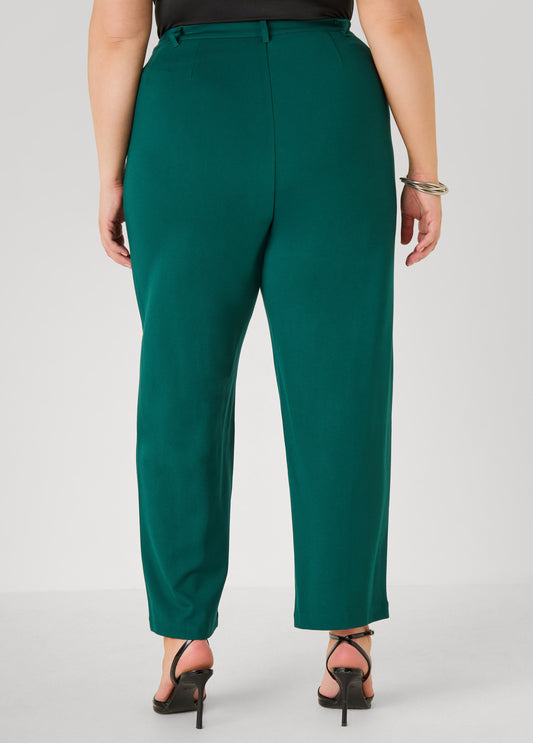 Ponte Straight Leg Trousers