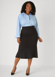 Seamed Ponte Skirt