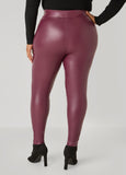 High Waist Faux Leather Leggings