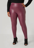 High Waist Faux Leather Leggings