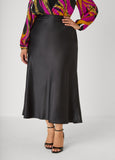 Satin Maxi Slip Skirt
