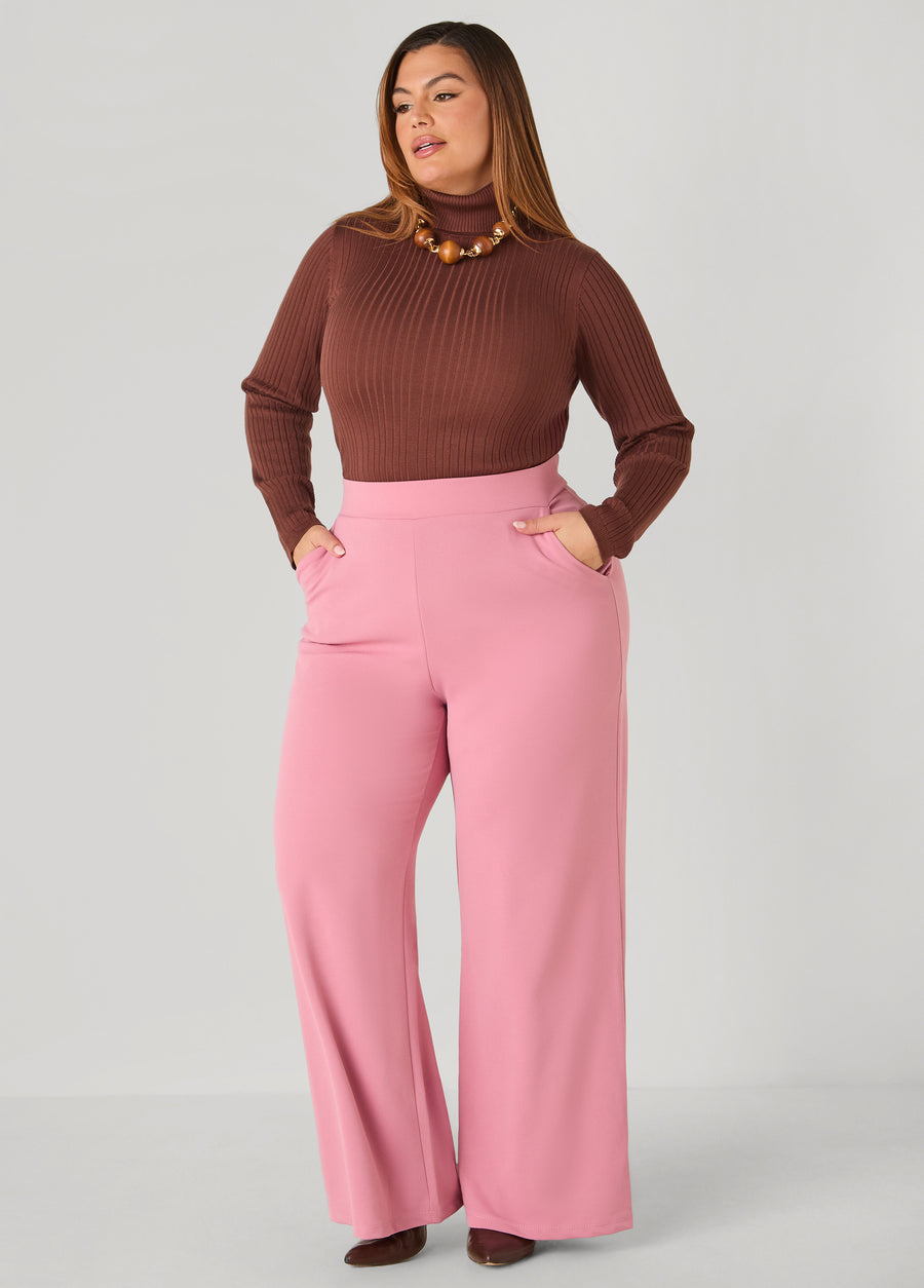 High Waist Wide Leg Pants
