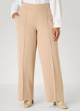 Pintuck Straight Leg Pants