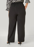 Pintucked Straight Leg Pants