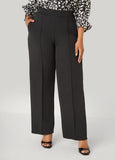 Pintucked Straight Leg Pants