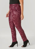 Camo Print Faux Leather Leggings