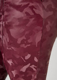 Camo Print Faux Leather Leggings