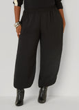 Textured Balloon Pants