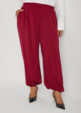 Textured Balloon Pants