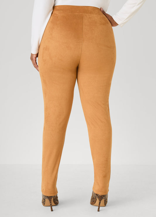 Faux Suede Leggings