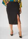 Front Split Pencil Skirt