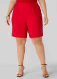 Button Embellished Shorts