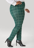 Pull On Plaid Leggings