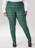 Pull On Plaid Leggings