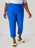 Mid Rise Pull On Capris